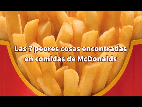 Las 7 cosas más asquerosas encontradas en comidas de McDonalds por Angel David Revilla Top: Los 10 canales en español más visitados en YouTube