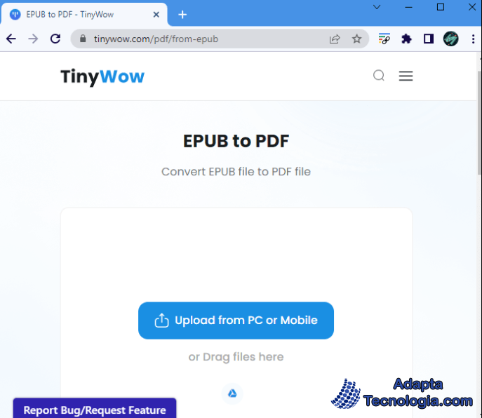 Cómo Convertir un ePub a PDF